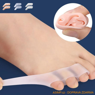 Silikonový oddělovač - separátor prstů na noze / A-002239 / DOPRAVA ZDARMA