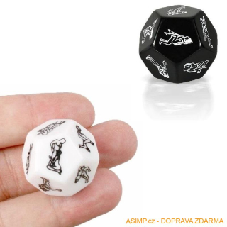 Erotická hrací kostka - Sexuální polohy / A-001946 / DOPRAVA ZDARMA