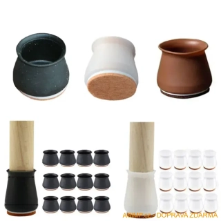 Ochranné návleky na nohy židle (16 ks) / A-002004 / DOPRAVA ZDARMA