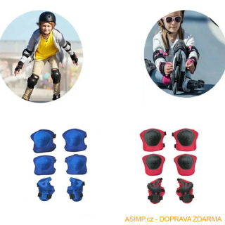 Dětské sportovní chrániče (kolena, lokty, ruce) / A-004105 / DOPRAVA ZDARMA
