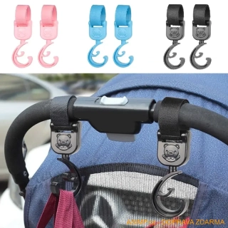 Organizéry - háčky na kočárek - Medvídek (2 ks) / A-004126 / DOPRAVA ZDARMA