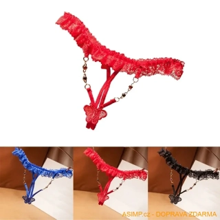 Dámská erotická tanga s řetízkem / A-004134 / DOPRAVA ZDARMA