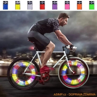 Reflexní pásky na výplet kola (12 kusů) / A-004094 / DOPRAVA ZDARMA