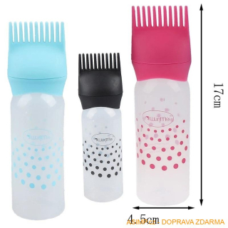 Aplikátor s hřebenem na barvení vlasů / A-003114b / DOPRAVA ZDARMA