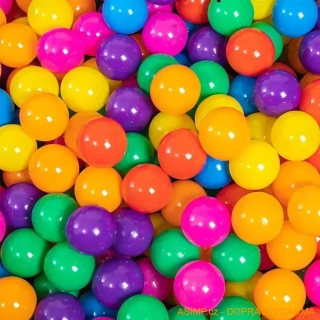 Barevné míčky do suchého bazénu (5,5 cm)