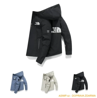 Pánská bunda na zip s kapucí / A-003194