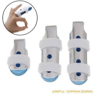 Hliníková ortéza - dlaha na prst / A-003235 / DOPRAVA ZDARMA