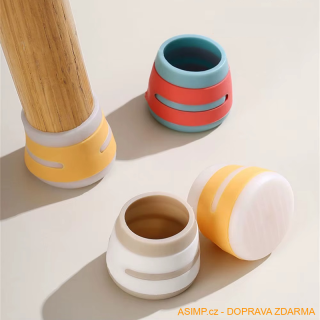 Ochranné špunty na židle (4 ks) / A-003260 / DOPRAVA ZDARMA