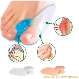 Korektor na vbočený palec (1 pár) / A-003273 / DOPRAVA ZDARMA