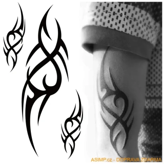 Dočasné tetování - Ornament / A-004012 / DOPRAVA ZDARMA