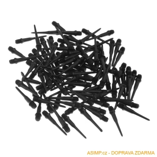 Šipky - nylonové hroty (Softip 2ba - 100 ks) / A-004021 / DOPRAVA ZDARMA