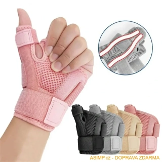 Flexibilní dlaha - ortéza palce, zápěstí / A-004160 / DOPRAVA ZDARMA