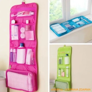 Přenosná skládací kosmetická závěsná taška / A-000526 / DOPRAVA ZDARMA