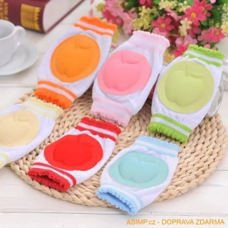 Chrániče kolen pro batolata - Jablíčko / A-000201 / DOPRAVA ZDARMA