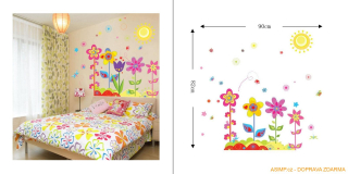 Odnímatelná tapeta - Květy / A-001625