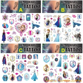 Dětské tetování - Ledové království / A-002149 / DOPRAVA ZDARMA