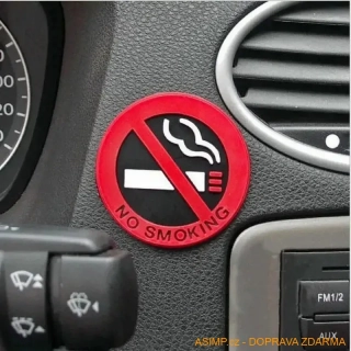 3D samolepka Zákaz kouření - No smoking / A-004080 / DOPRAVA ZDARMA
