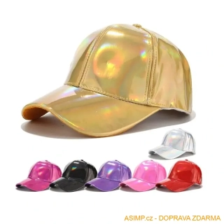 Dámská lesklá kšiltovka / A-004054 / DOPRAVA ZDARMA