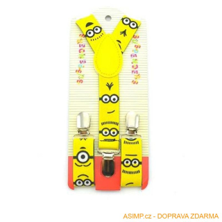 Dětské šle - Mimoni / A-004202 / DOPRAVA ZDARMA