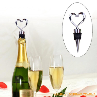 Uzávěr láhve - Srdíčko / A-002254 / DOPRAVA ZDARMA