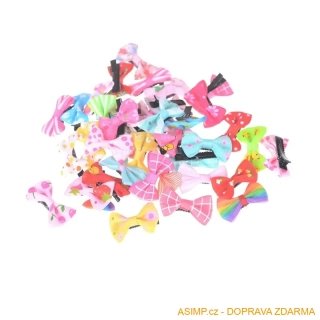 Barevné mašličky pro pejsky (10 ks) / A-003021 / DOPRAVA ZDARMA
