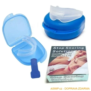 Silikonový náustek proti chrápání / A-000198 / DOPRAVA ZDARMA