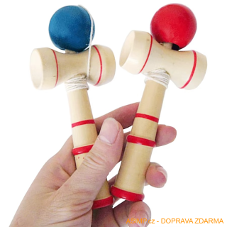 Dřevěná japonská postřehová hračka - Kendama / A-001094 / DOPRAVA ZDARMA