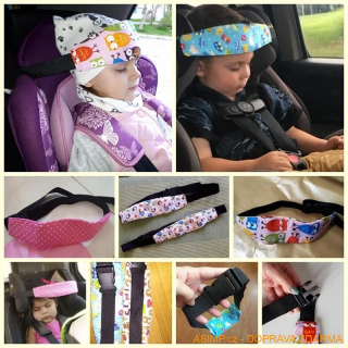 Dětský bezpečnostní hlavový pás - do auta / A-000152 / DOPRAVA ZDARMA