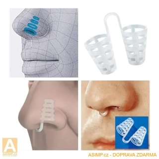Nosní košíčky - pomůcka proti chrápání (5 ks) / A-000034 / DOPRAVA ZDARMA